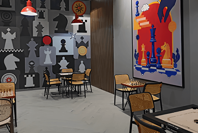 Carrom & Chess Room